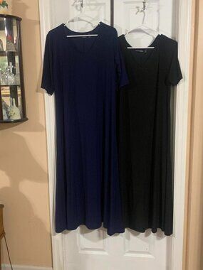 J. Reneé Women's 1 Navy and 1 Black Dress